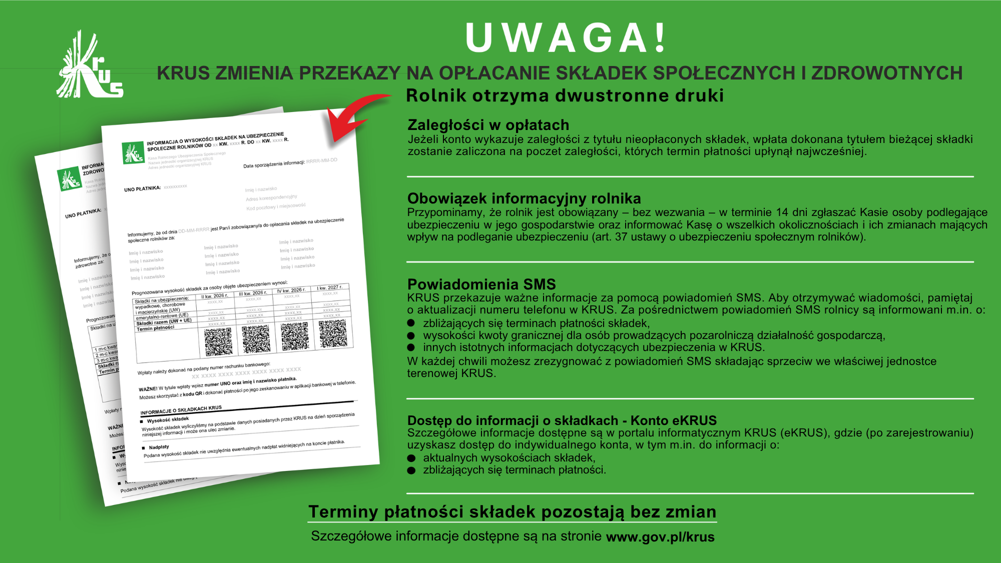 ulotka nowe przekazy z KRUS 2026 rok.pdf